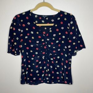 NWOT Madewell Floral Blouse